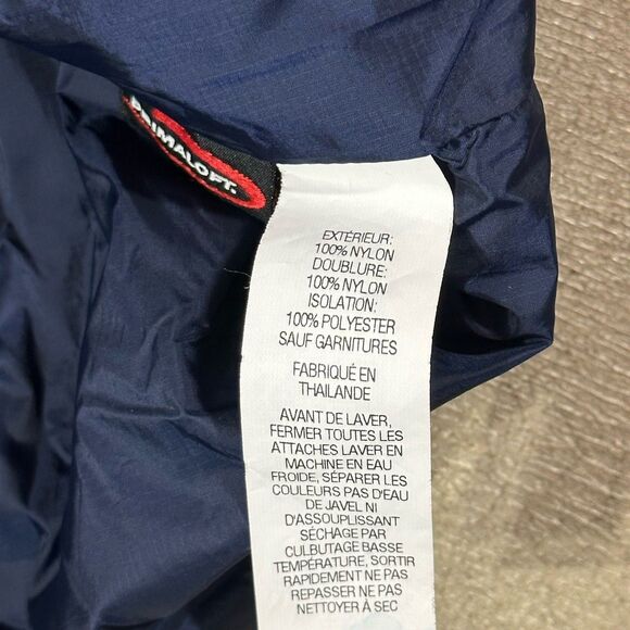 LL Bean PrimaLoft Packaway Vest Mens XXL Blue Packable Lightweight 288305 - Picture 6 of 10